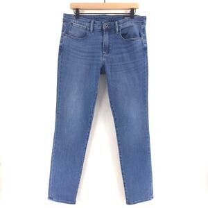 Bonobos Mens Slim Taper Jeans 33x32 Blue Stretch Denim Medium Wash BDB10919V